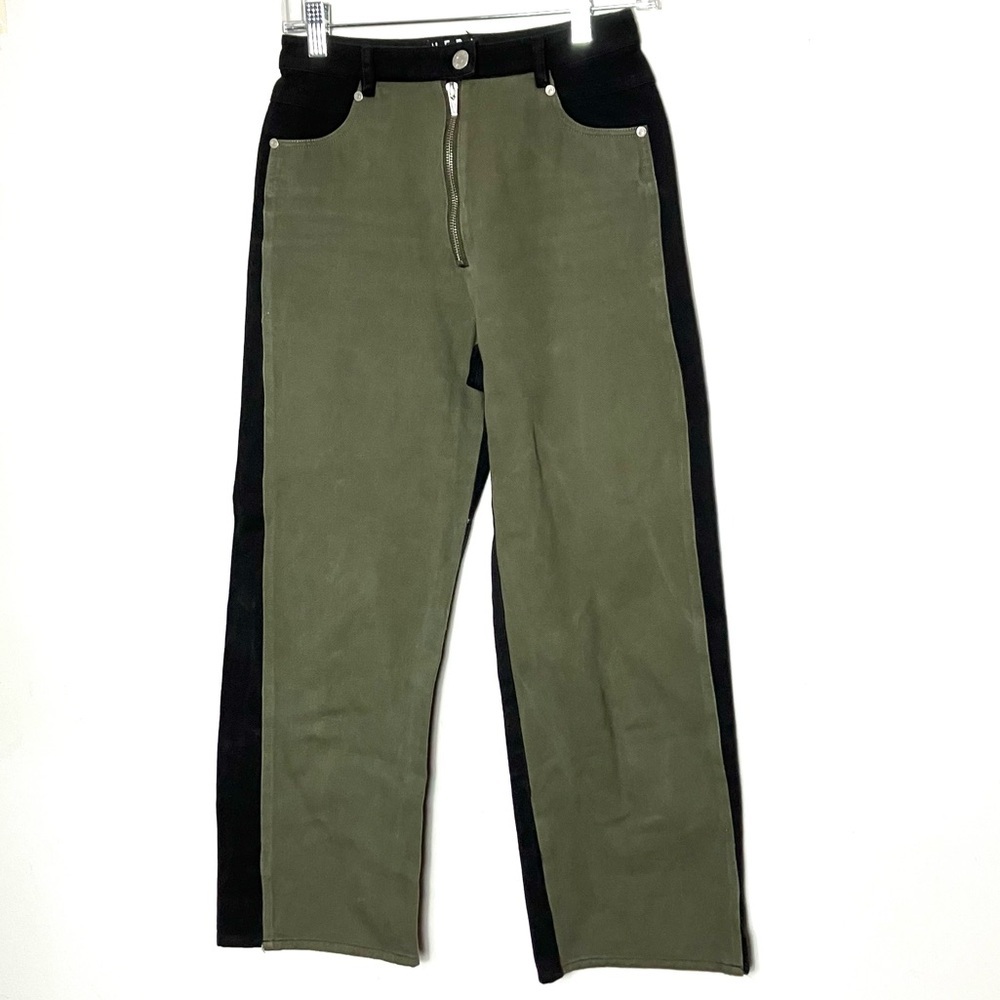 Veda Eclipse High Riseโ Colorblock Cropped Jeans 4